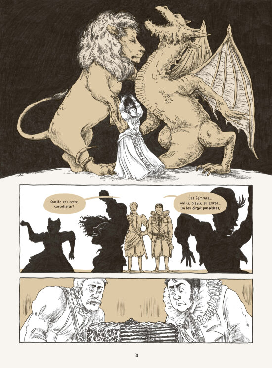 Planche extraite de "Báthory, la comtesse maudite" (Steinkis, Paris, 2022)