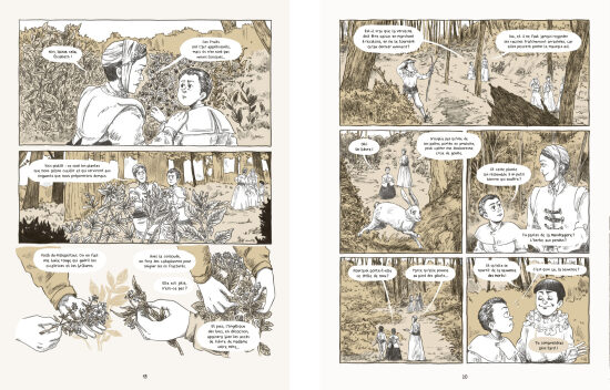 Planches extraites de "Báthory, la comtesse maudite" (Steinkis, Paris, 2022)